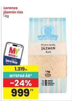 Interspar Lorenzo jázmin rizs ajánlat