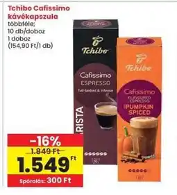 Interspar Tchibo Cafissimo Kávékapszula ajánlat