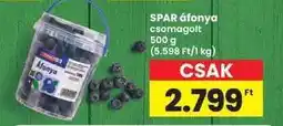 Interspar SPAR áfonya csomagolt ajánlat