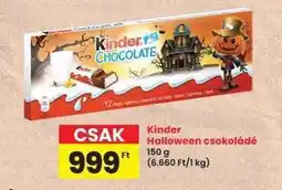 Interspar Kinder Halloween csokoládé ajánlat