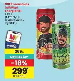 Interspar NBER szénsavas üdítőital, energiaital ajánlat