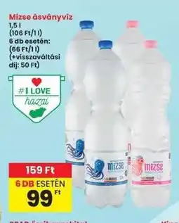 Interspar Mizse ásványvíz ajánlat