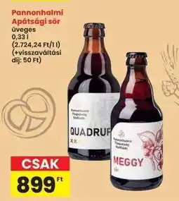 Interspar Pannonhalmi apátsági sör ajánlat
