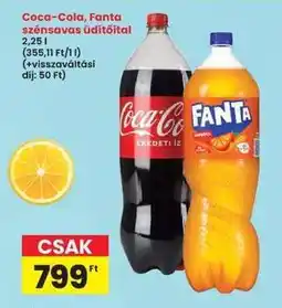 Interspar Coca-Cola, Fanta szénsavas üdítőital ajánlat