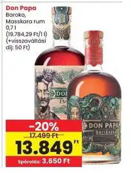 Interspar Don Papa ajánlat