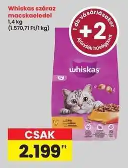 Interspar Whiskas száraz macskaeledel ajánlat