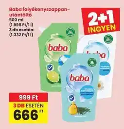 Interspar Baba folyékony szappan utántöltő ajánlat