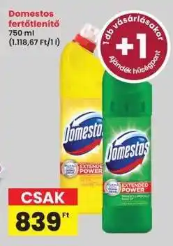 Interspar Domestos Fertőtlenítő ajánlat