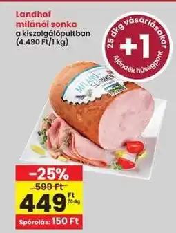 Interspar LANDHOF MILÁNÓI SONKA ajánlat