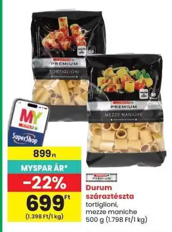 Durum száraztészta