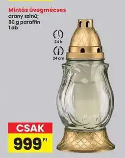Interspar Mintás üvegmécses ajánlat