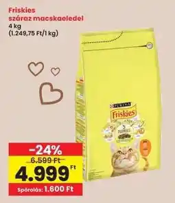 Interspar FRISKIES Száraz macskaeledel ajánlat