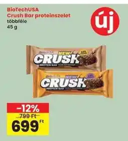 Interspar BioTechUSA Crush Bar proteinszelet ajánlat