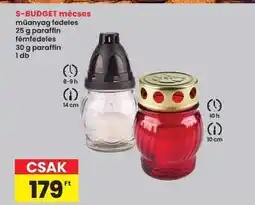 Interspar S-BUDGET mécses ajánlat