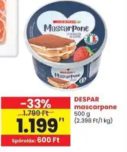 Spar DESPAR mascarpone ajánlat