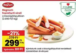 Spar Regnum Frankfurti virsli ajánlat