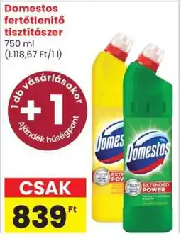 Spar Domestos fertőtlenítő tisztítószer ajánlat