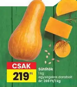 Spar Sütőtök ajánlat