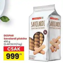 Spar DESPAR Savoiardi piskóta ajánlat