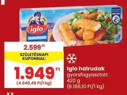 Spar Iglo halrudak ajánlat