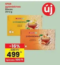 Interspar SPAR gyömbértea ajánlat