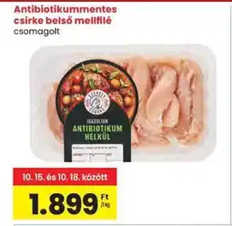 Spar Antibiotikummentes csirke belső mellfilé ajánlat