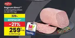 Spar Regnum Löncs ajánlat