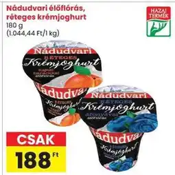 Spar Nádudvari élőflórás, réteges krémjoghurt ajánlat
