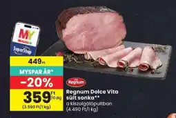 Spar Regnum Dolce Vita sült sonka ajánlat
