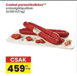 Spar Csabai parasztkolbász ajánlat