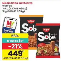 Spar Nissin Soba sült tészta ajánlat