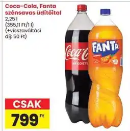 Spar Coca-Cola, Fanta szénsavas üdítőital ajánlat