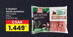 Spar S-BUDGET darált sertéshús ajánlat