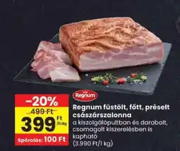 Spar Regnum füstölt, főtt, préselt császárszalonna ajánlat