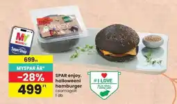 Spar SPAR enjoy. halloweeni hamburger ajánlat