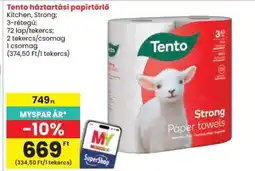 Spar Tento háztartási papírtörlő ajánlat