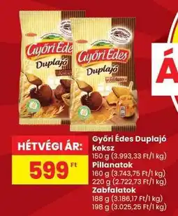 Spar Győri Édes Duplajó keksz ajánlat