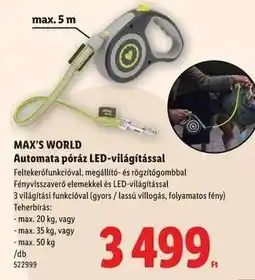 Lidl MAX’S WORLD ajánlat