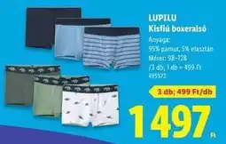 Lidl Lupilu Kisfiú boxeralsó ajánlat