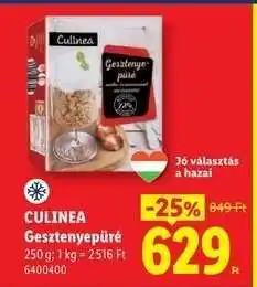 Lidl CULINEA Gesztenyepüré ajánlat