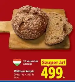 Lidl Wellness kenyér ajánlat