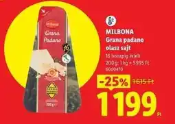 Lidl Milbona Grana Padano olasz sajt ajánlat