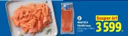 Lidl NAUTICA Füstölt lazac ajánlat