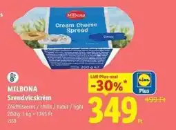 Lidl MILBONA Szendvicskrém ajánlat