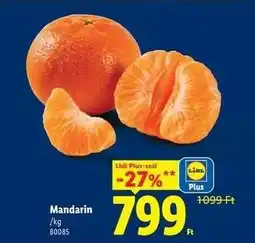 Lidl Mandarin ajánlat