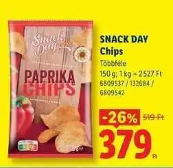 Lidl SNACK DAY Chips ajánlat