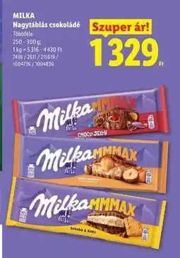 Lidl MILKA ajánlat