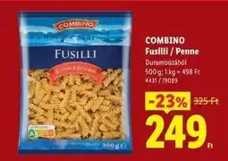 Lidl COMBINO Fusilli / Penne ajánlat