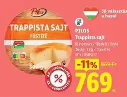 Lidl PILOS Trappista sajt ajánlat