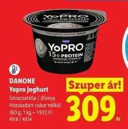 Lidl Danone Yopro joghurt ajánlat